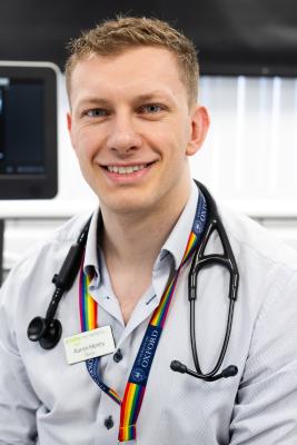 General Hospital.  Dr Aaron Henry,  cardiology fellow                             Picture: ROB CURRIE