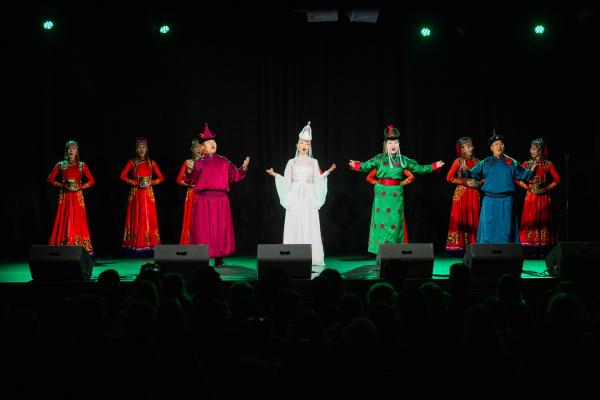Freedom Church, St Helier. 26 cultural performers from the Inner-Mongolia Autonomous Region of China. Group dance to Beautiful Grassland, my home                         Picture: ROB CURRIE