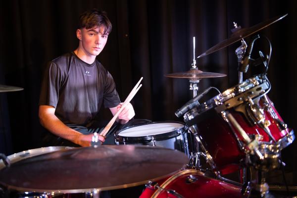 Matt Jackosn,  a finalist in this years Young Musician of the Year YMOTY Picture: JON GUEGAN