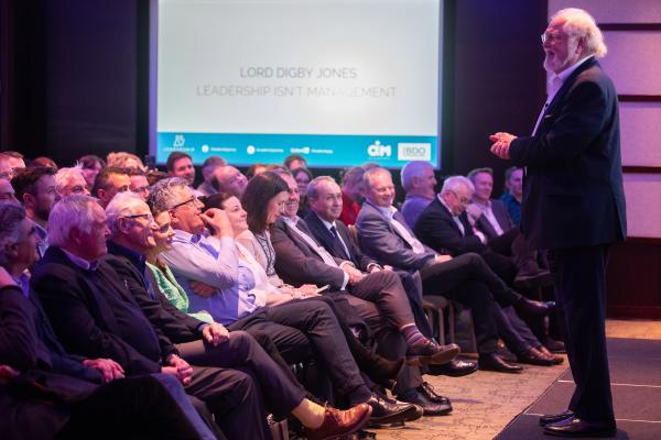 Leadership Jersey with speaker Lord Digby Jones Picture: JON GUEGAN