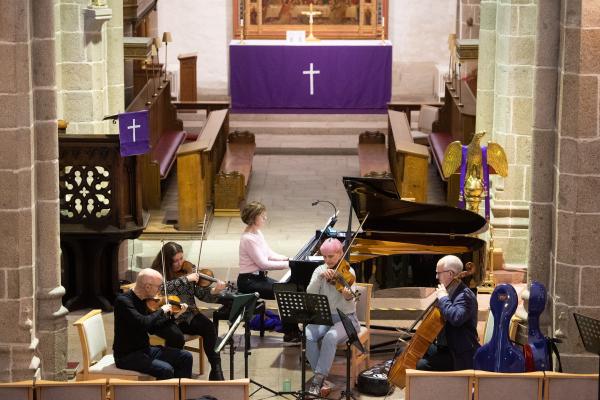 Moments Musicaux concert- rehearsal in the Town Church Picture: JON GUEGAN