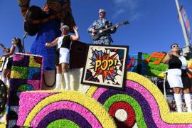 Parish of Grouville Pop goes the 60s  BATTLE OF FLOWERS 2024 BOF 2024 Picture: DAVID FERGUSON