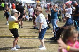 Dancing in the Lower Park BATTLE OF FLOWERS 2024 BOF 2024 Picture: DAVID FERGUSON