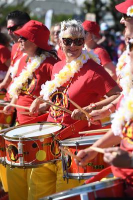 Drumming band BATTLE OF FLOWERS 2024 BOF 2024 Picture: DAVID FERGUSON