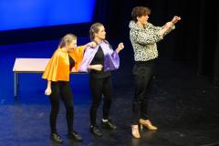 Arts Centre. Jersey Eisteddfod, English, Speech and Drama. Class 729B, The Max Le Feuvre Memorial Trophy, dramatic selection 17 years and under. Year 12 A Level Drama and Theatre Beaulieu Group B                                Picture: ROB CURRIE