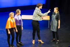 Arts Centre. Jersey Eisteddfod, English, Speech and Drama. Class 729B, The Max Le Feuvre Memorial Trophy, dramatic selection 17 years and under. Year 12 A Level Drama and Theatre Beaulieu Group B                                Picture: ROB CURRIE