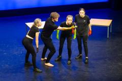 Arts Centre. Jersey Eisteddfod, English, Speech and Drama. Class 729B, The Max Le Feuvre Memorial Trophy, dramatic selection 17 years and under. Year 12 A Level Drama and Theatre Beaulieu Group B                                Picture: ROB CURRIE