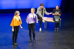 Arts Centre. Jersey Eisteddfod, English, Speech and Drama. Class 729B, The Max Le Feuvre Memorial Trophy, dramatic selection 17 years and under. Year 12 A Level Drama and Theatre Beaulieu Group B                                Picture: ROB CURRIE