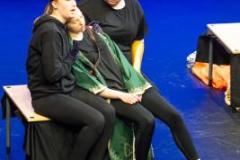 Arts Centre. Jersey Eisteddfod, English, Speech and Drama. Class 729B, The Max Le Feuvre Memorial Trophy, dramatic selection 17 years and under. Year 12 A Level Drama and Theatre Beaulieu Group A                                Picture: ROB CURRIE