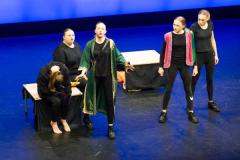 Arts Centre. Jersey Eisteddfod, English, Speech and Drama. Class 729B, The Max Le Feuvre Memorial Trophy, dramatic selection 17 years and under. Year 12 A Level Drama and Theatre Beaulieu Group A                                Picture: ROB CURRIE