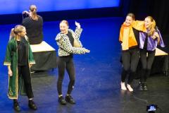 Arts Centre. Jersey Eisteddfod, English, Speech and Drama. Class 729B, The Max Le Feuvre Memorial Trophy, dramatic selection 17 years and under. Year 12 A Level Drama and Theatre Beaulieu Group A                                Picture: ROB CURRIE