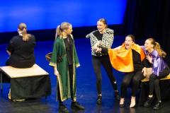 Arts Centre. Jersey Eisteddfod, English, Speech and Drama. Class 729B, The Max Le Feuvre Memorial Trophy, dramatic selection 17 years and under. Year 12 A Level Drama and Theatre Beaulieu Group A                                Picture: ROB CURRIE