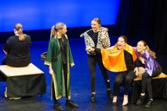 Arts Centre. Jersey Eisteddfod, English, Speech and Drama. Class 729B, The Max Le Feuvre Memorial Trophy, dramatic selection 17 years and under. Year 12 A Level Drama and Theatre Beaulieu Group A                                Picture: ROB CURRIE