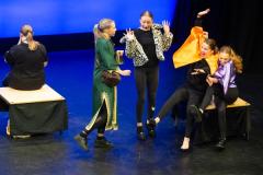 Arts Centre. Jersey Eisteddfod, English, Speech and Drama. Class 729B, The Max Le Feuvre Memorial Trophy, dramatic selection 17 years and under. Year 12 A Level Drama and Theatre Beaulieu Group A                                Picture: ROB CURRIE