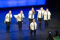 Arts Centre. Jersey Eisteddfod, English, Speech and Drama. Class 729B, The Max Le Feuvre Memorial Trophy, dramatic selection 17 years and under. 10C Beaulieu LGSCE                                Picture: ROB CURRIE