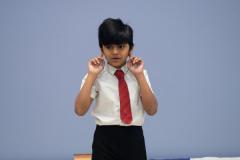 French Eisteddfod 2023 Class 302 Year 6 Set verse Arham Sancheti Picture: JON GUEGAN