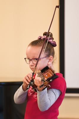 Class 69. Violin and Viola String Solo under 18yrs. Madeleine Harvey.Eisteddfod 2023 Picture: DAVID FERGUSON