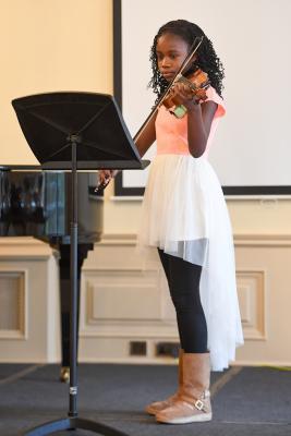 Class 69. Violin and Viola String Solo under 18yrs.Naima Luwum Eisteddfod 2023 Picture: DAVID FERGUSON