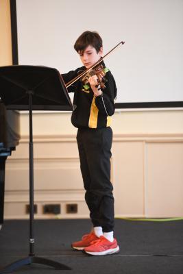 Class 68. Violin and Viola String Solo under 18yrs. Nathan Crowther Eisteddfod 2023 Picture: DAVID FERGUSON