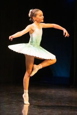 Les Quennevais school. Jersey Eisteddfod dance section. Class 409 The Annette Perkins Trophy, solo ballet 9 to 10 years old. Milleigh Milner                        Picture: ROB CURRIE