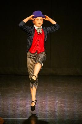 Les Quennevais school. Jersey Eisteddfod dance section. Class 418 The Jersey Academy Cup, Character/Demi Character solo 6 to 8 years old. Emma Dowell, the Artful Dodger                        Picture: ROB CURRIE