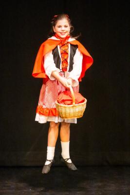 Les Quennevais school. Jersey Eisteddfod dance section. Class 418 The Jersey Academy Cup, Character/Demi Character solo 6 to 8 years old. Tilda Blake, Little Red Riding Hood                       Picture: ROB CURRIE