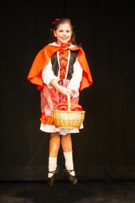 Les Quennevais school. Jersey Eisteddfod dance section. Class 418 The Jersey Academy Cup, Character/Demi Character solo 6 to 8 years old. Tilda Blake, Little Red Riding Hood                       Picture: ROB CURRIE