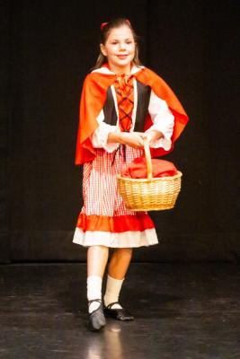 Les Quennevais school. Jersey Eisteddfod dance section. Class 418 The Jersey Academy Cup, Character/Demi Character solo 6 to 8 years old. Tilda Blake, Little Red Riding Hood                       Picture: ROB CURRIE