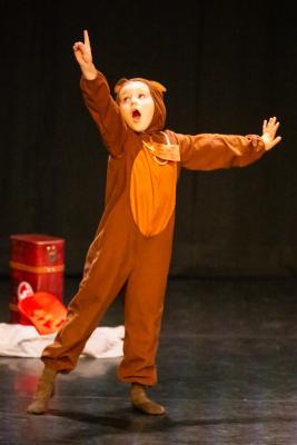 Les Quennevais school. Jersey Eisteddfod dance section. Class 418 The Jersey Academy Cup, Character/Demi Character solo 6 to 8 years old. Melissa Lawrence, Paddington Bear Arrives At The Station                       Picture: ROB CURRIE