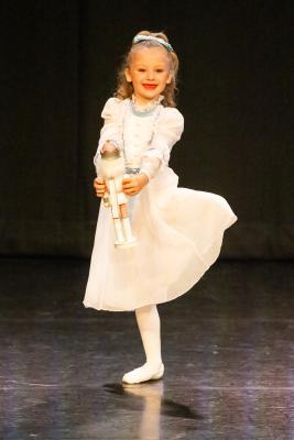 Les Quennevais school. Jersey Eisteddfod dance section. Class 418 The Jersey Academy Cup, Character/Demi Character solo 6 to 8 years old. Aria Giulietta, Clara who came second and awarded a silver certificate                      Picture: ROB CURRIE