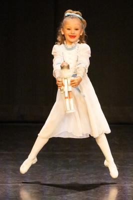 Les Quennevais school. Jersey Eisteddfod dance section. Class 418 The Jersey Academy Cup, Character/Demi Character solo 6 to 8 years old. Aria Giulietta, Clara who came second and awarded a silver certificate                      Picture: ROB CURRIE