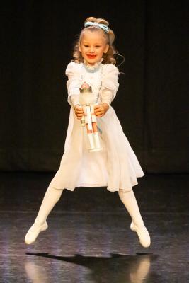 Les Quennevais school. Jersey Eisteddfod dance section. Class 418 The Jersey Academy Cup, Character/Demi Character solo 6 to 8 years old. Aria Giulietta, Clara who came second and awarded a silver certificate                      Picture: ROB CURRIE