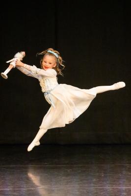 Les Quennevais school. Jersey Eisteddfod dance section. Class 418 The Jersey Academy Cup, Character/Demi Character solo 6 to 8 years old. Aria Giulietta, Clara who came second and awarded a silver certificate                      Picture: ROB CURRIE