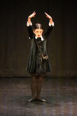 Les Quennevais school. Jersey Eisteddfod dance section. Class 418 The Jersey Academy Cup, Character/Demi Character solo 6 to 8 years old. Effemy Pringle, Wednesday who came third and awarded a silver certificate                       Picture: ROB CURRIE