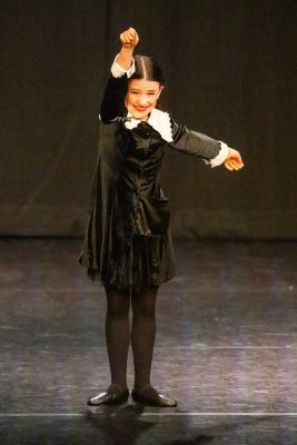 Les Quennevais school. Jersey Eisteddfod dance section. Class 418 The Jersey Academy Cup, Character/Demi Character solo 6 to 8 years old. Effemy Pringle, Wednesday who came third and awarded a silver certificate                       Picture: ROB CURRIE