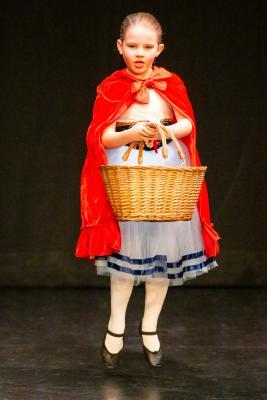 Les Quennevais school. Jersey Eisteddfod dance section. Class 418 The Jersey Academy Cup, Character/Demi Character solo 6 to 8 years old. Esme Hunter, Lettle Red Riding Hood                     Picture: ROB CURRIE