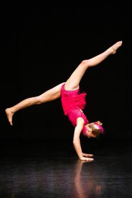 Les Quennevais school. Jersey Eisteddfod dance section. Class 431A The Geraldine Des Forges Award, Trio/Quartet 12 years and under. NAMES NOT IN ORDER. Amber Dupoy, Arya Richardson & Georgia Lupton dancing to Na Na Na                        Picture: ROB CURRIE