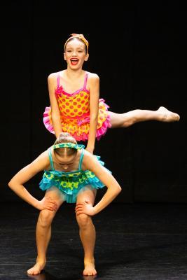 Les Quennevais school. Jersey Eisteddfod dance section. Class 431A The Geraldine Des Forges Award, Trio/Quartet 12 years and under. NAMES NOT IN ORDER. Maggie Harris, Ariella Davimes & Molly Vibert who came first and were awarded a gold certificate                         Picture: ROB CURRIE