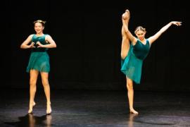 Les Quennevais school. Jersey Eisteddfod dance section. Class 431A The Geraldine Des Forges Award, Trio/Quartet 12 years and under. NAMES NOT IN ORDER. Hazel Polglase, Emily McGuire & Alicia Huet, dancing to Zero to Hero, who came second and were awarded a gold certificate                         Picture: ROB CURRIE