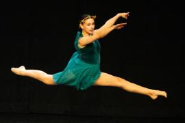 Les Quennevais school. Jersey Eisteddfod dance section. Class 431A The Geraldine Des Forges Award, Trio/Quartet 12 years and under. NAMES NOT IN ORDER. Hazel Polglase, Emily McGuire & Alicia Huet, dancing to Zero to Hero, who came second and were awarded a gold certificate                         Picture: ROB CURRIE