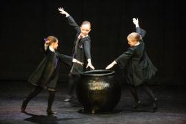 Les Quennevais school. Jersey Eisteddfod dance section. Class 431A The Geraldine Des Forges Award, Trio/Quartet 12 years and under. Adriana Gala, Pippa Dixon & Melissa Lawrence, The Worst Witch, who came third and were awarded a silver certificate                          Picture: ROB CURRIE