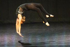 Les Quennevais school. Jersey Eisteddfod dance section. Class 423F The Jean-Marie Couley Trophy, Acro Dance solo 9 to 10 years old. Arya Richardson who came second and was awarded a silver certificate                             Picture: ROB CURRIE