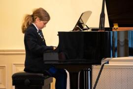 Jersey Festival of the Performing Arts Music Section Eisteddfod 2024 Class 15 Piano solo U18 Competitors learning less than 3 years Jemma Clyde-Smith Picture: JON GUEGAN