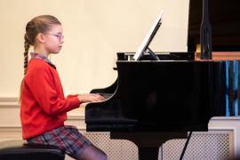 Jersey Festival of the Performing Arts Music Section Eisteddfod 2024 Class 15 Piano solo U18 Competitors learning less than 3 years Jessica Livesey Picture: JON GUEGAN