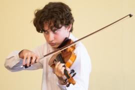 Jersey Festival of the Performing Arts Music Section Eisteddfod 2024 Class 70 Strings Solo, U18 5 years and over learning Edward Clark, Vioiln Picture: JON GUEGAN