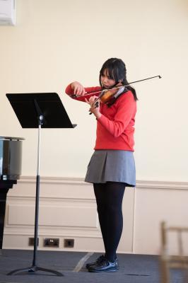 Jersey Festival of the Performing Arts Music Section Eisteddfod 2024 Class 70 Strings Solo, U18 5 years and over learning Sofia Tsang, Violin  Picture: JON GUEGAN