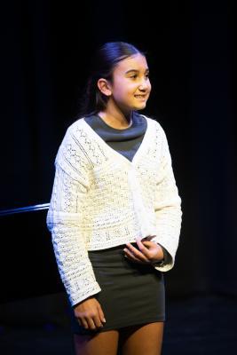 Jersey Festival of the Performing Arts Music Section Eisteddfod 2024   Class 224 Junior Vocal recital 14 and under Kiki Gomes Picture: JON GUEGAN