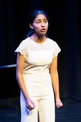 Jersey Festival of the Performing Arts Music Section Eisteddfod 2024   Class 224 Junior Vocal recital 14 and under Prutha Tejpal Picture: JON GUEGAN