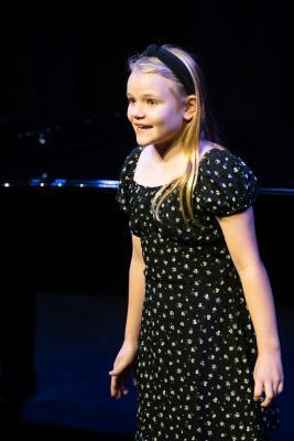 Jersey Festival of the Performing Arts Music Section Eisteddfod 2024  Class 223 Junior Vocal recital U11 years Evie Chandlen Picture: JON GUEGAN