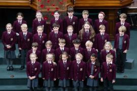 Jersey Festival of the Performing Arts Music Section Eisteddfod 2024  Class 262 The 2nd Lady Boot (RC) Shield for Juvenile Choirs U7 years St George's Lower Prep choir Picture: JON GUEGAN